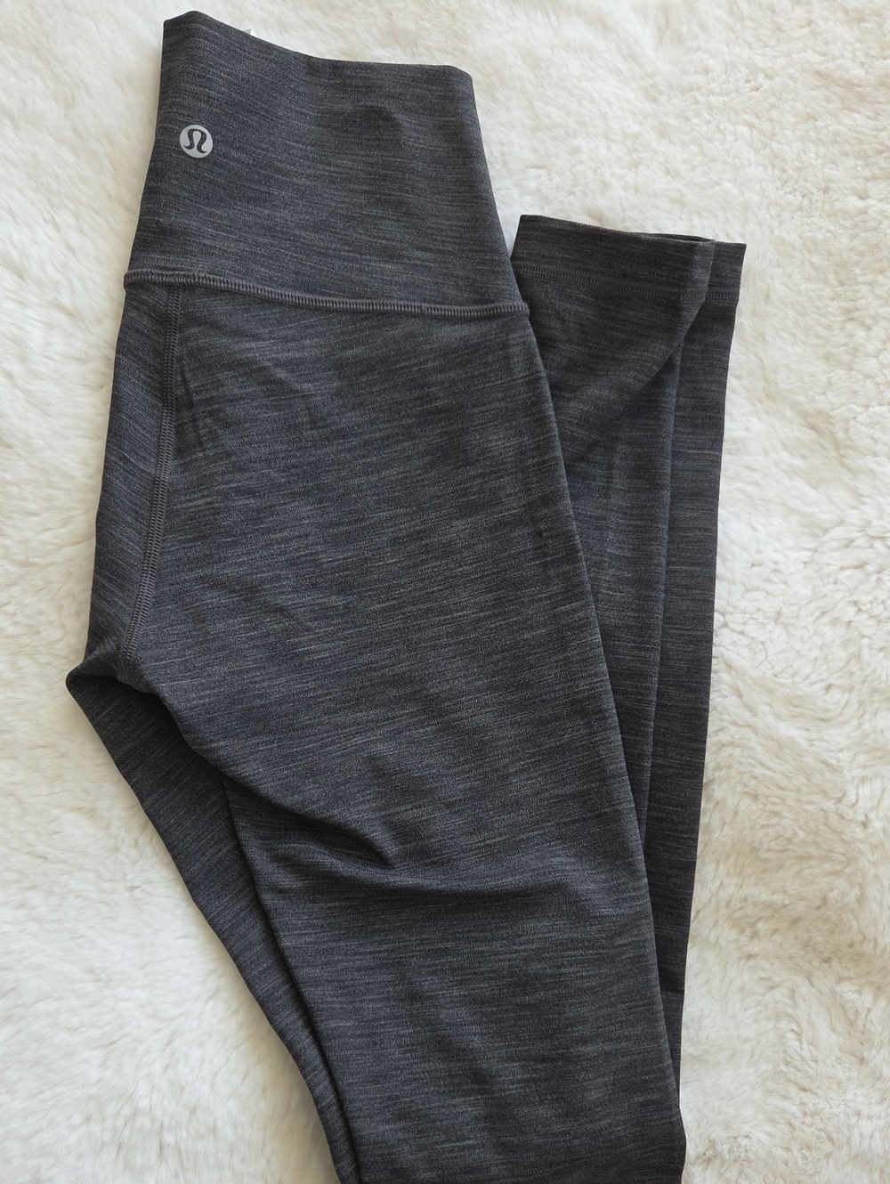 lululemon athletica Women's High-Rise Heathered Charcoal Jeggings Size 2